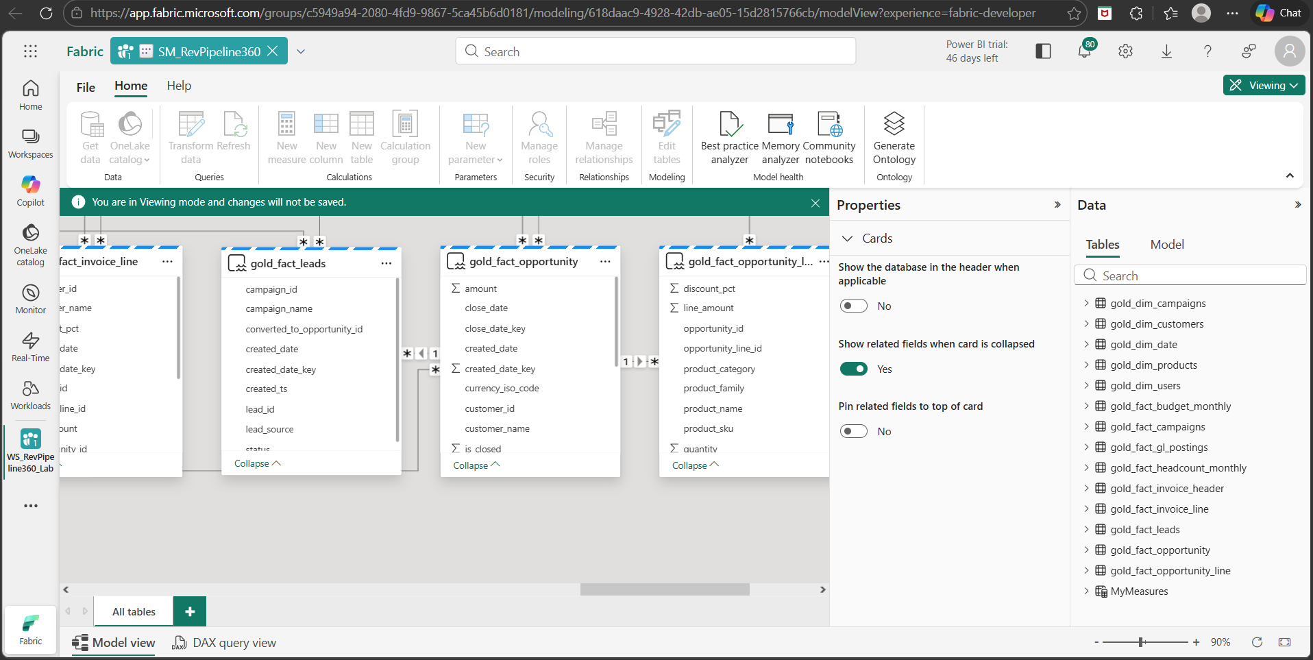 Direct Lake Semantic Model
